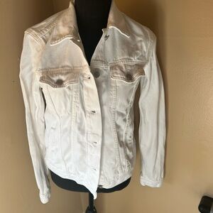 White gap denim jacket